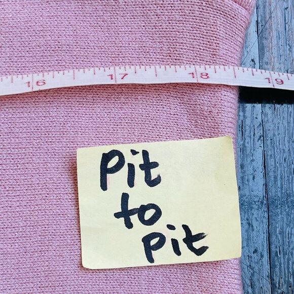 J Jill Womens XS Pink Oversized Knit Tunic Sweater Party Classic Lagenlook - Picture 7 of 9